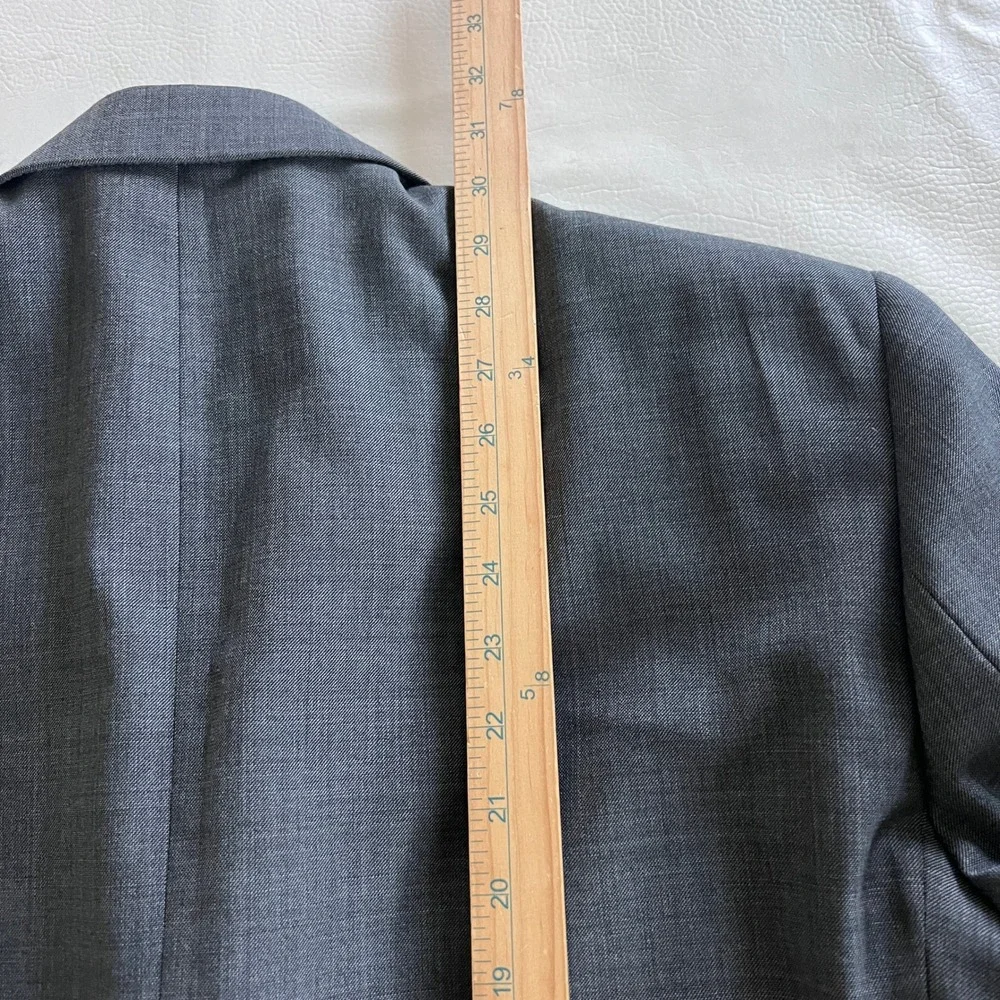 Lauren Ralph Lauren Blazer Mens 48R Charcoal Gray Wool Blend Sport Coat Jacket